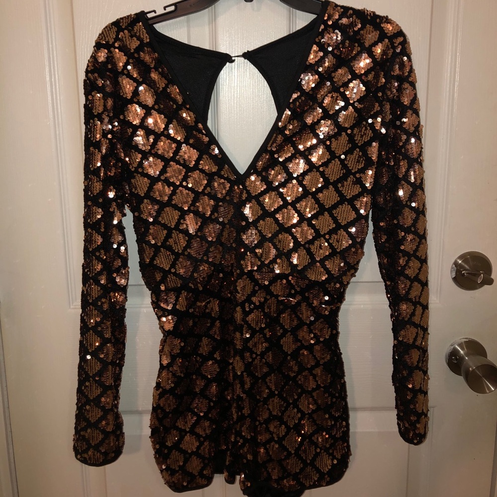 Sequin romper